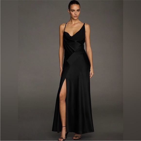 atelier victoria's secret x altuzarra satin bias-cut dress Victoria's Secret Atelier x Altuzarra  VSPRESSROOM